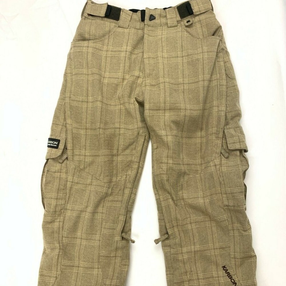 Karbon Plaid Snowboarding Ski Pants
